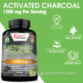 Charcoal activado Alivia las cápsulas de carbón activadas por gas